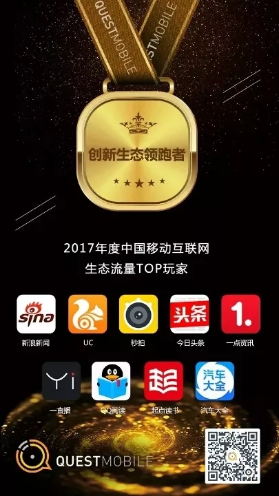 QuestMobile 2017年中国移动互联网年度报告